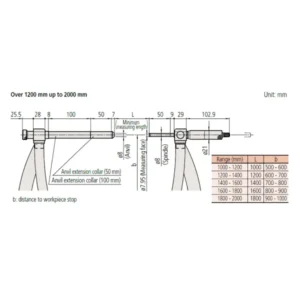 Panme đo ngoài cơ khí Mitutoyo 105-409