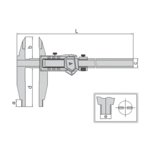 Thước kẹp điện tử Insize 1117-502
