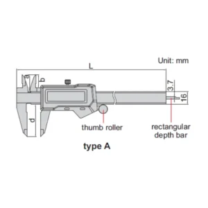 Thước kẹp điện tử chống nước Insize 1126-150W