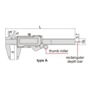 Thước kẹp điện tử chống nước (Tích hợp Bluetooth) Insize 1127-150