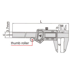 Thước kẹp điện tử Insize cho người thuận tay trái 1130-200
