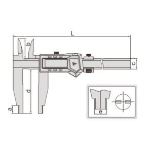 Thước kẹp điện tử Insize (Không chống nước) 1136-2002