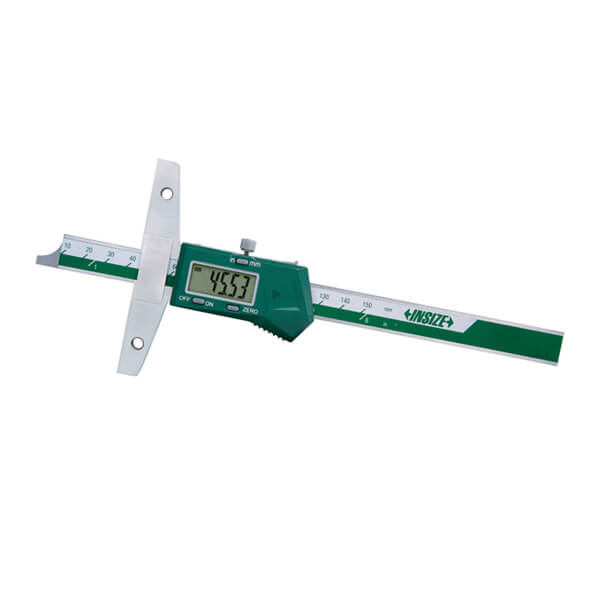 Thước đo sâu điện tử có thể gắn thêm đế dài Insize 1147-200WL 1 Thước đo sâu điện tử có thể gắn thêm đế dài Insize 1147-200WL