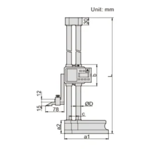 Thước đo cao điện tử Insize 1151-450