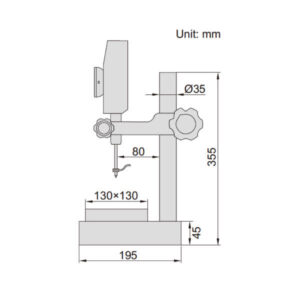 Thước đo cao điện tử độ chính xác cao Insize 1155-505