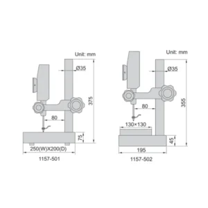 Thước đo cao điện tử Insize 1157-501