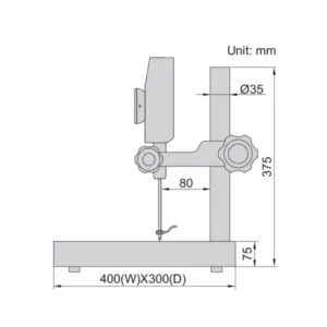 Thước đo cao điện tử dải đo lớn Insize 1158-100