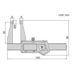 Thước kẹp đo ngoài điện tử Insize 1163-50AWL