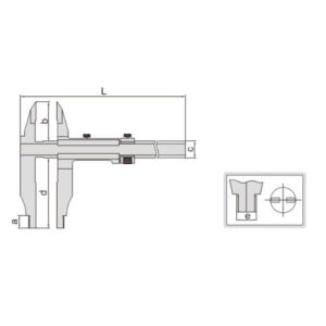 Thước kẹp cơ khí Insize 1207-394