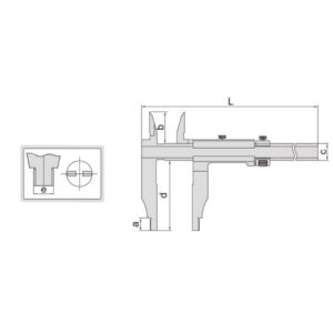 Thước kẹp cơ khí Insize 1236-394