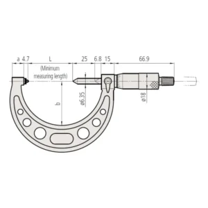 Panme cơ khí đo ren Mitutoyo 125-117