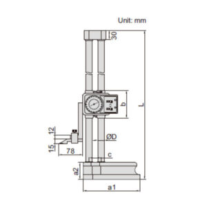 Thước đo cao đồng hồ Insize 1351-600