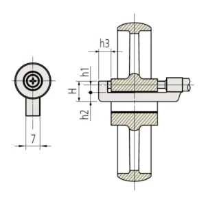 Panme cơ khí đo trục bánh xe Mitutoyo 147-304