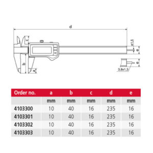 Thước kẹp điện tử MarCal 16 EWR 4103302