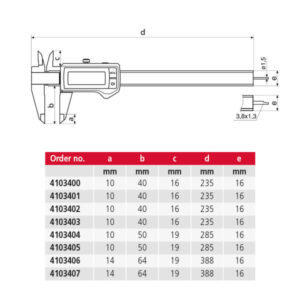 Thước kẹp điện tử MarCal 16 EWRi 4103405