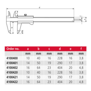 Thước kẹp cơ khí MarCal 16 FN 4100421