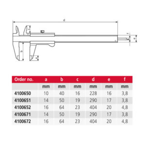 Thước kẹp cơ khí MarCal 16 GN 4100672