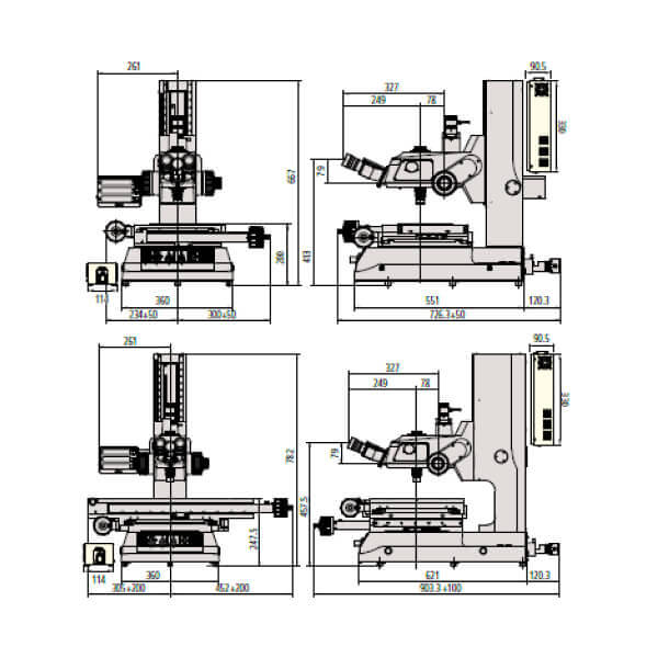 Kính hiển vi đo lường Mitutoyo Series 176 MF 176-861-10 2 Kính hiển vi đo lường Mitutoyo Series 176 MF 176-861-10