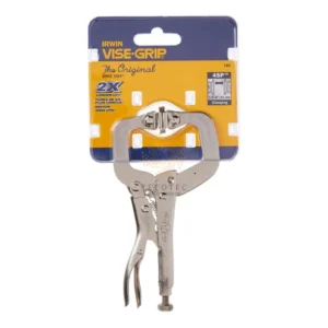 Kìm bấm chết chữ C có miếng đệm quay 6 inch/150 mm IRWIN 18