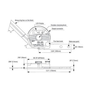 Thước đo góc điện tử vạn năng Mitutoyo 187_DUP