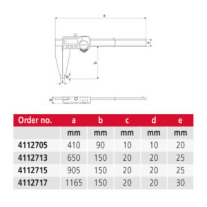 Thước kẹp điện tử dùng cho nhà máy MarCal 18 EWR 4112715
