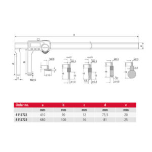 Thước kẹp điện tử vạn năng MarCal 18 EWR-V 4112722