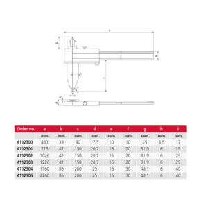 Thước kẹp cơ khí 2 mỏ đo MarCal 18 NA 4112300