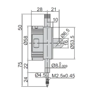 Đồng hồ so điện tử loại nâng cao Insize 2103-10