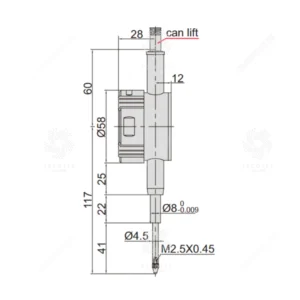 Đồng hồ so điện tử loại nâng cao Insize 2103-25P