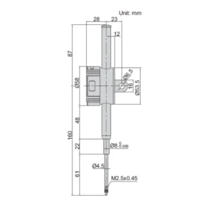 Đồng hồ so điện tử loại nâng cao Insize 2103-50