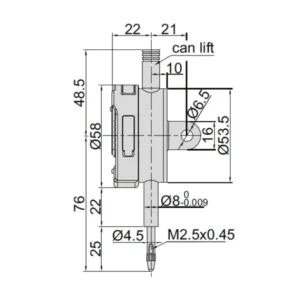 Đồng hồ so điện tử loại tiêu chuẩn Insize 2112-101