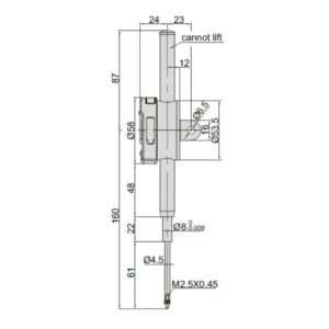 Đồng hồ so điện tử loại tiêu chuẩn Insize 2112-50