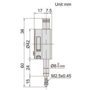 Đồng hồ so điện tử loại nhỏ Insize 2114-5F
