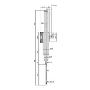 Đồng hồ so điện tử hành trình dài Insize 2117-100