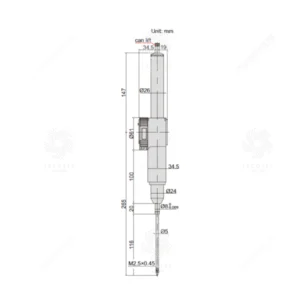 Đồng hồ so điện tử hành trình dài Insize 2117-1001P