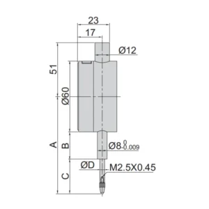 Đồng hồ so không dây điện tử độ chính xác cao Insize 2134-10