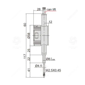 Đồng hồ so điện tử Insize 2138-25P