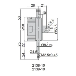 Đồng hồ so điện tử Insize 2138-10