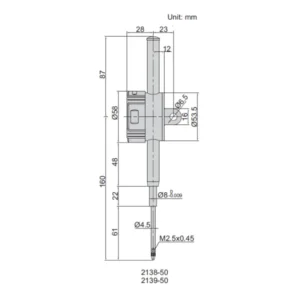 Đồng hồ so điện tử Insize 2138-50