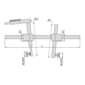 Đồng hồ đo đường kính đỉnh ren trong Insize 2337 2237-20