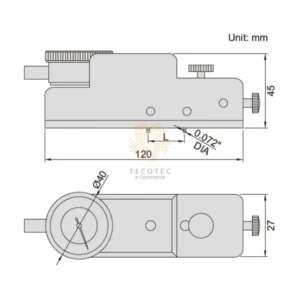 Dụng cụ đo chiều rộng lỗ Insize 2250-4E