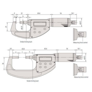 Panme điện tử ABSOLUTE Mitutoyo 227-213