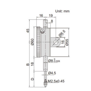Đồng hồ so cơ khí Insize 2318-10