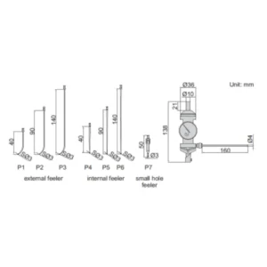 Dụng cụ chỉnh tâm Insize 2385-3