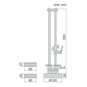 Thiết bị hiệu chuẩn thước đo lỗ Insize 2395-400