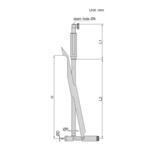Đồng hồ đo rãnh trong Insize 2433-120