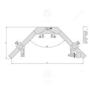 Dụng cụ đo đường kính ngoài đa năng Insize 2715-2000