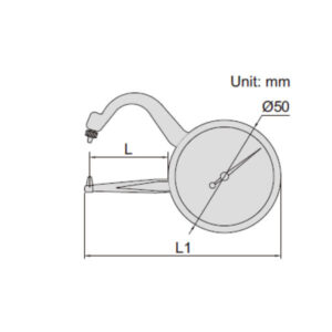 Đồng hồ đo độ dày Insize 2862-101