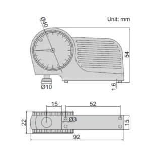 Đồng hồ đo kiểm răng cưa Insize 2874-02