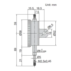 Đồng hồ so cơ khí Insize 2892-10